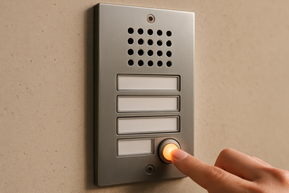 example of an audio intercom system