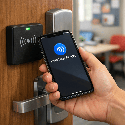 key fob system for student housing with support for mobile access