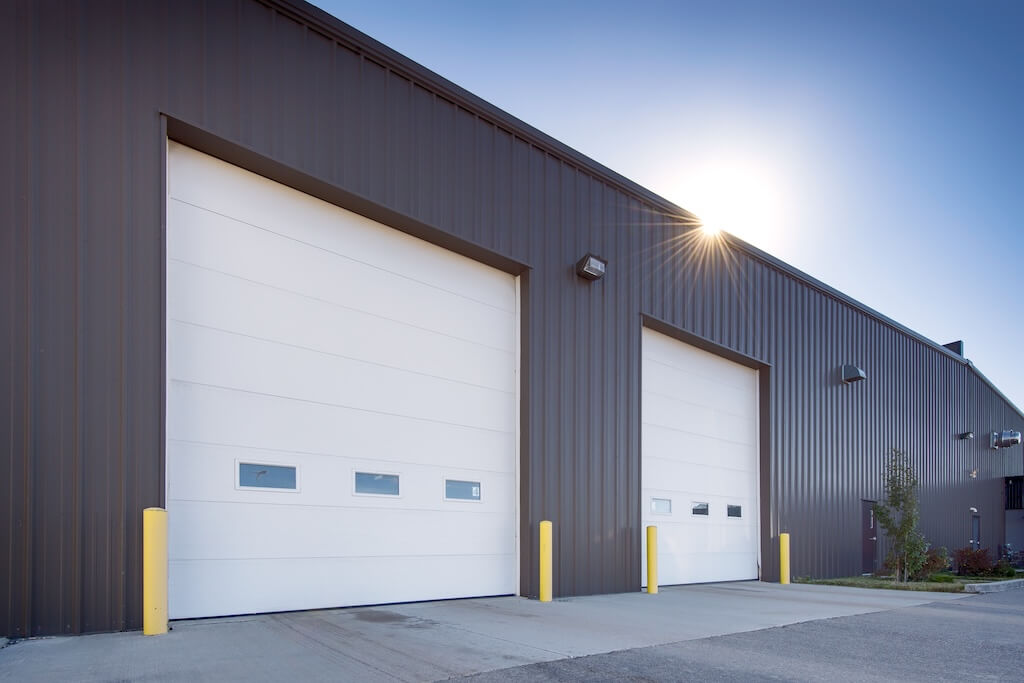 warehouse industrial building exterior facade