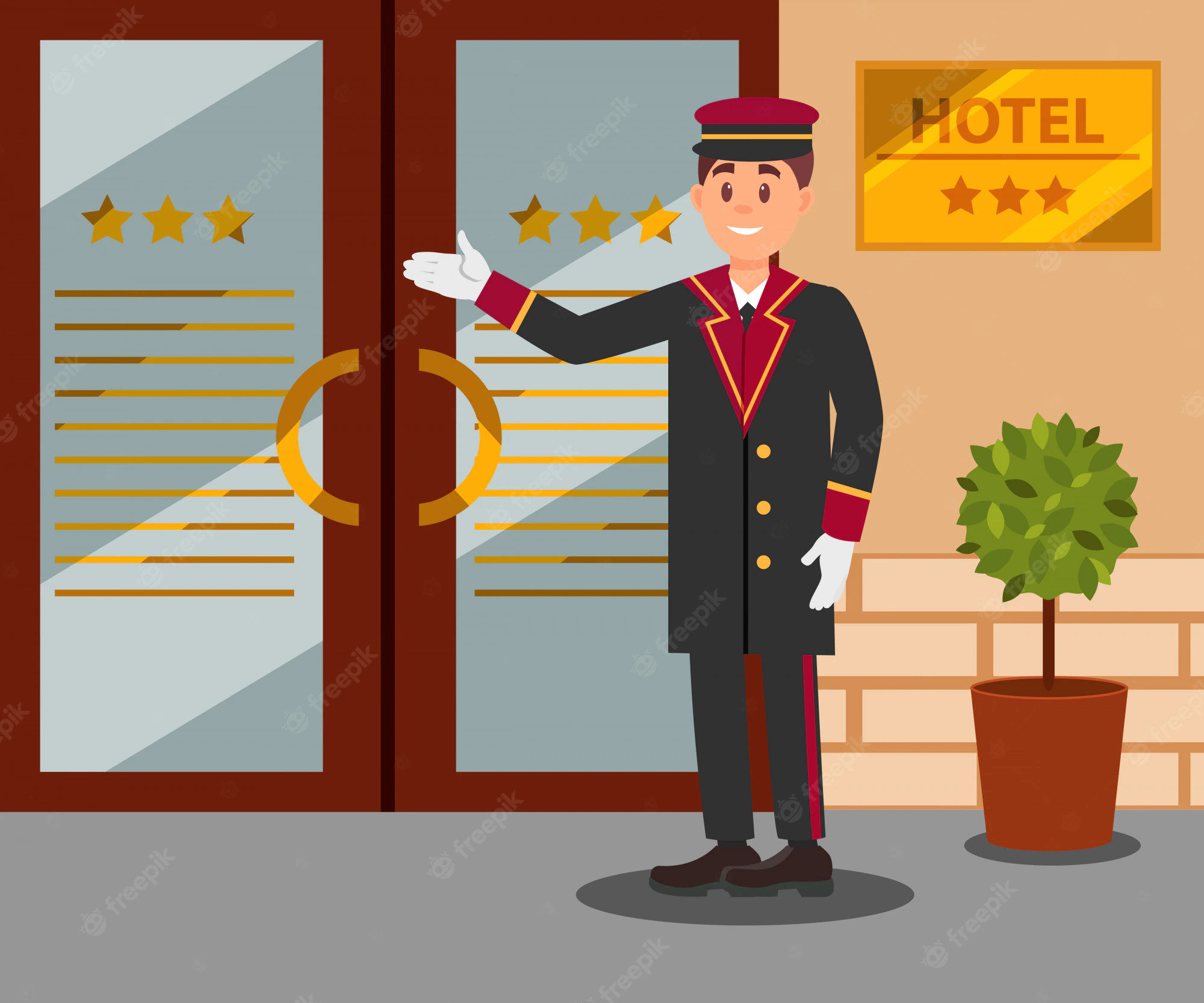 Virtual doorman