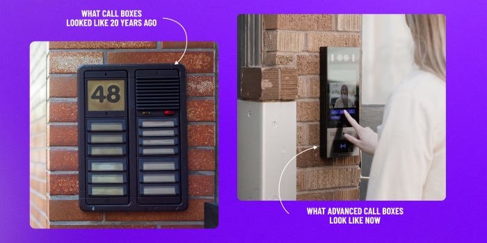 traditional v/s modern call boxes
