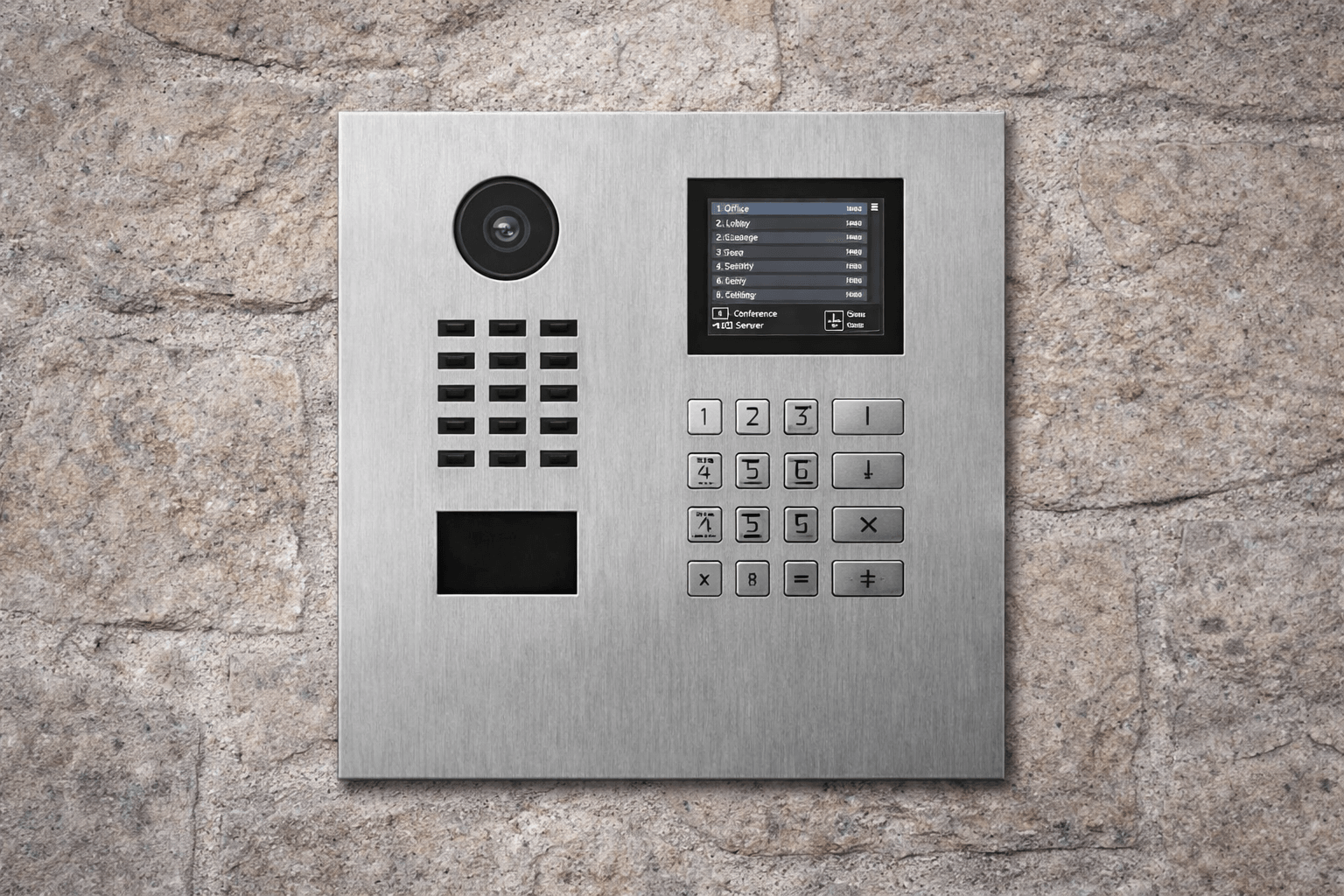 Example of Doorbird video intercom