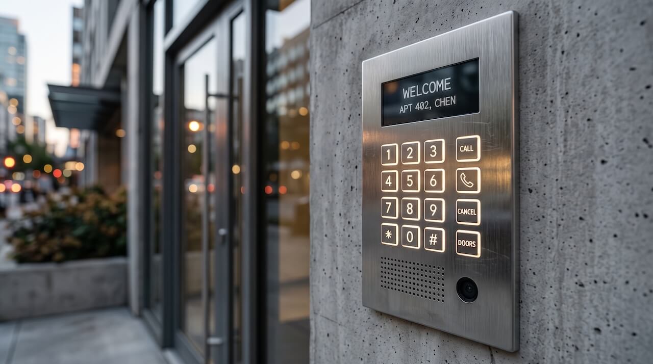 Digital door entry system for secure access