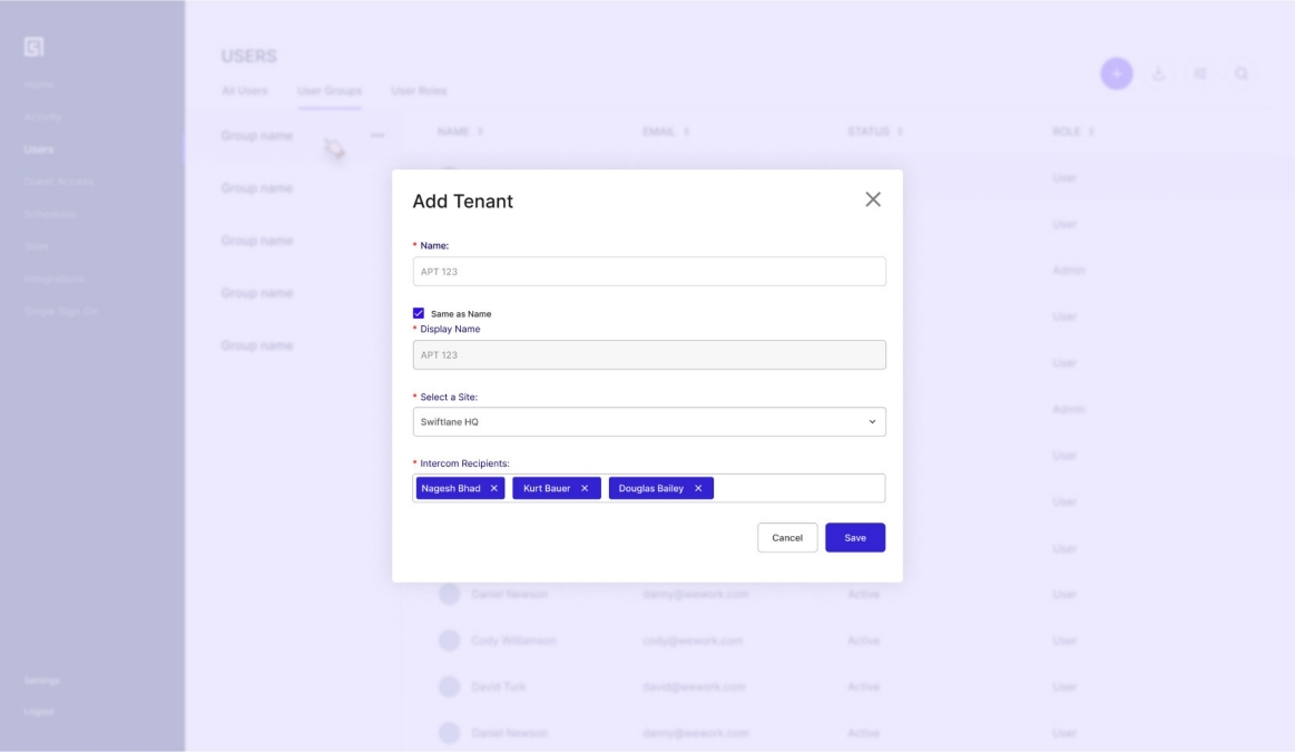 managing resident information