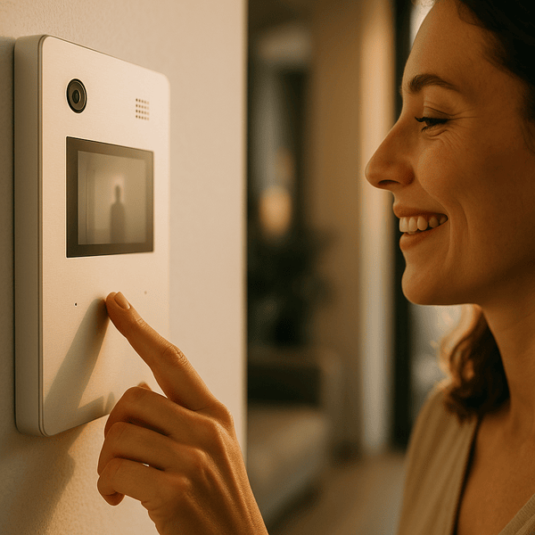 Video intercoms guide for apartment use