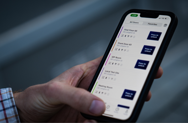remote intercom system accessed via mobile app