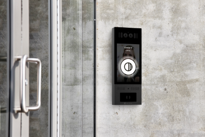 SwiftReader X mounted on a wall