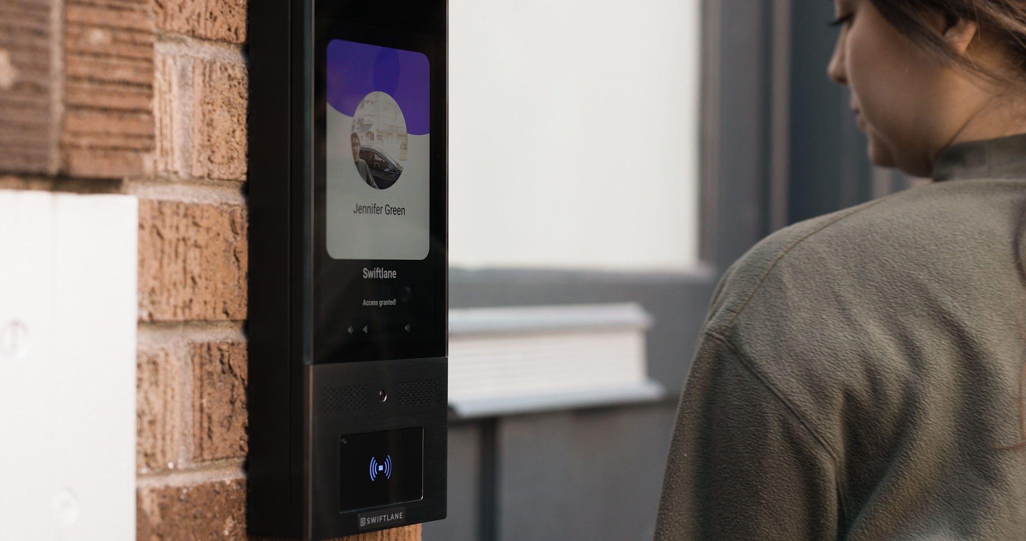 video intercom recognizes face