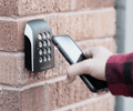 unlocking door through phone on reader