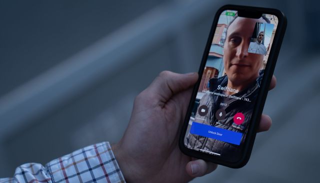 visitor video calling resident