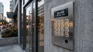 Digital door entry system for secure access
