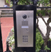 Aiphone Intercom mounted outside a building