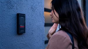 visitor undergoes verification