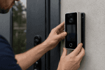 2 wire video intercom installation on apartment door