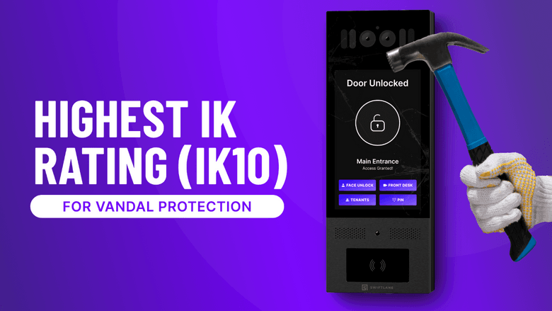 Swiftlane intercom having IK10 rating