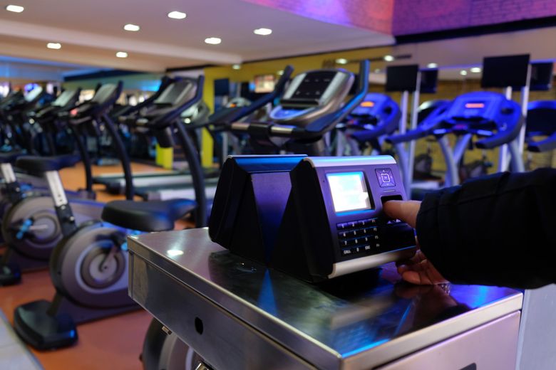 finger print machines in the gym