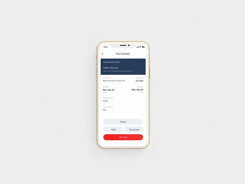 Swiftlane - Delivery mobile pass
