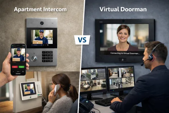 Apartment Intercom vs Virtual Doorman: Key Differences and Examples
