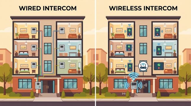 Wired vs Wireless Intercom Systems for Apartments: Cost, Reliability, and Best Use Cases