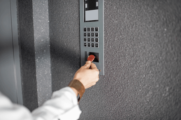 key fob security system for business