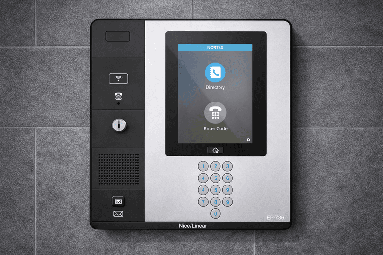 Nice Linear EP 736 on wall