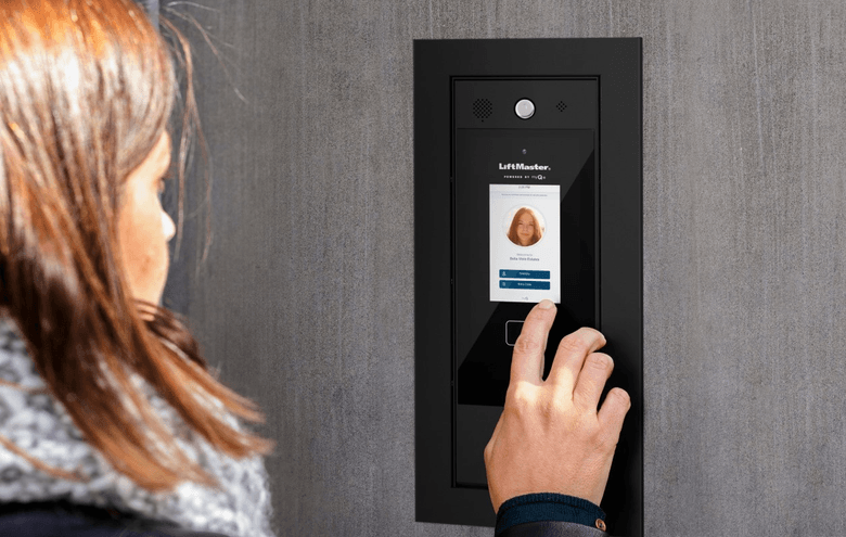commercial video intercom system with door release
