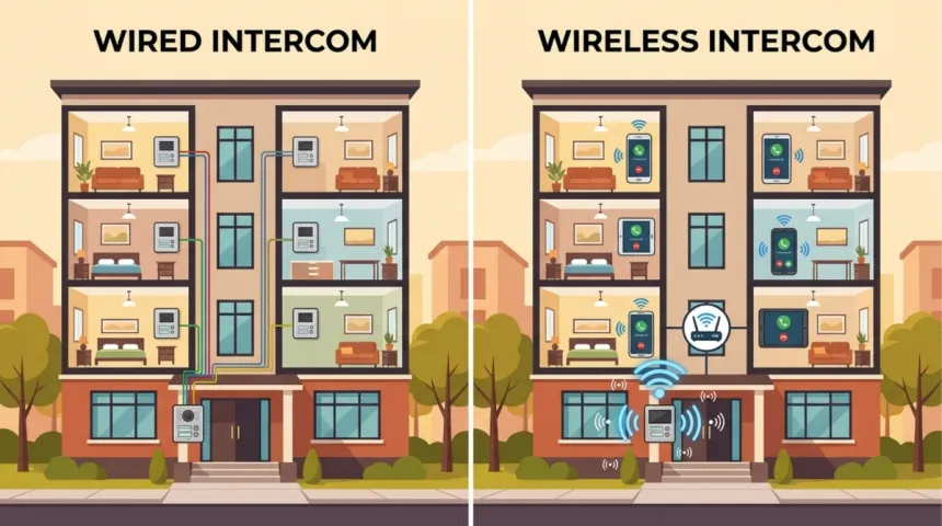 Wired vs Wireless Intercom Systems for Apartments: Cost, Reliability, and Best Use Cases
