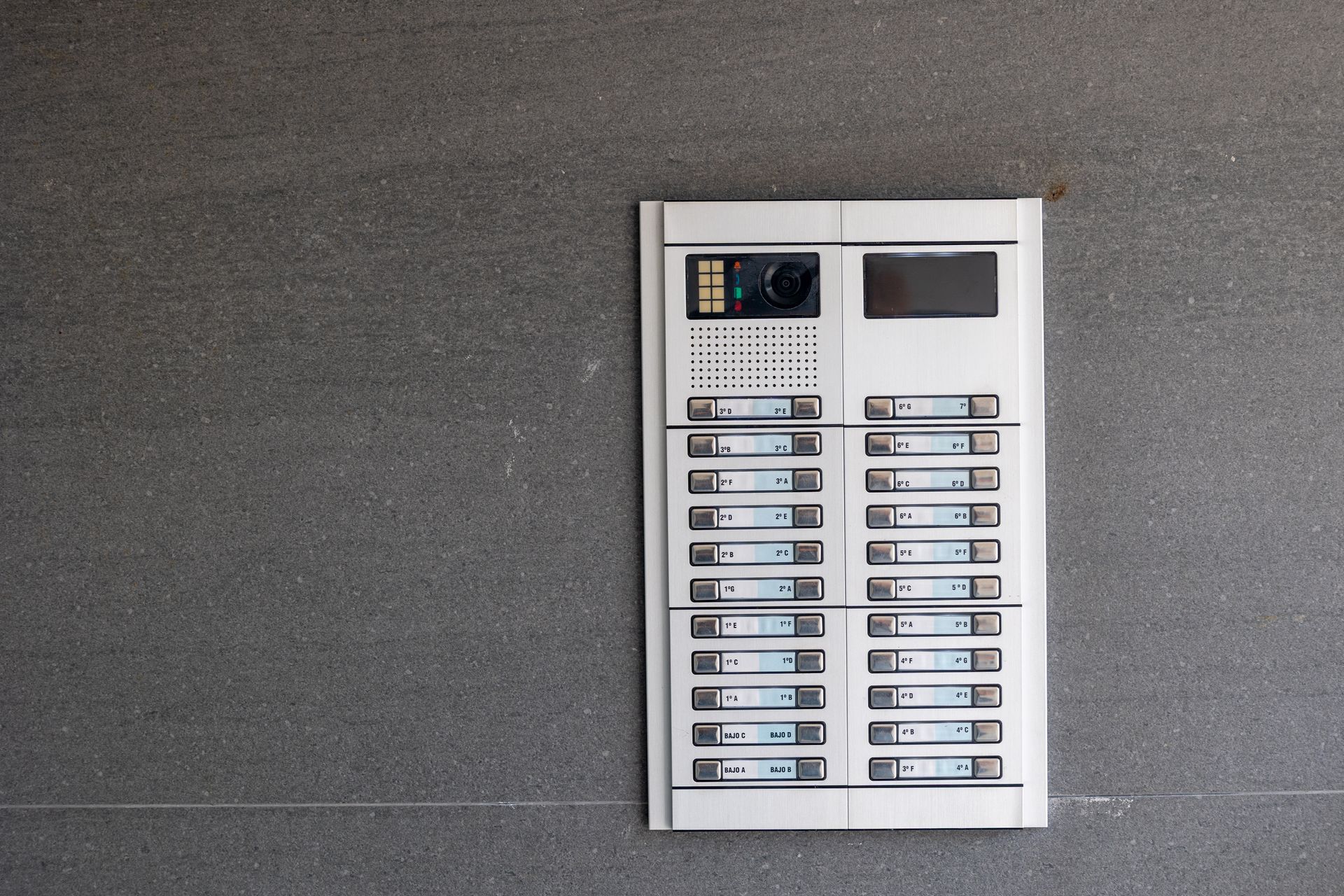 modern wired intercom system