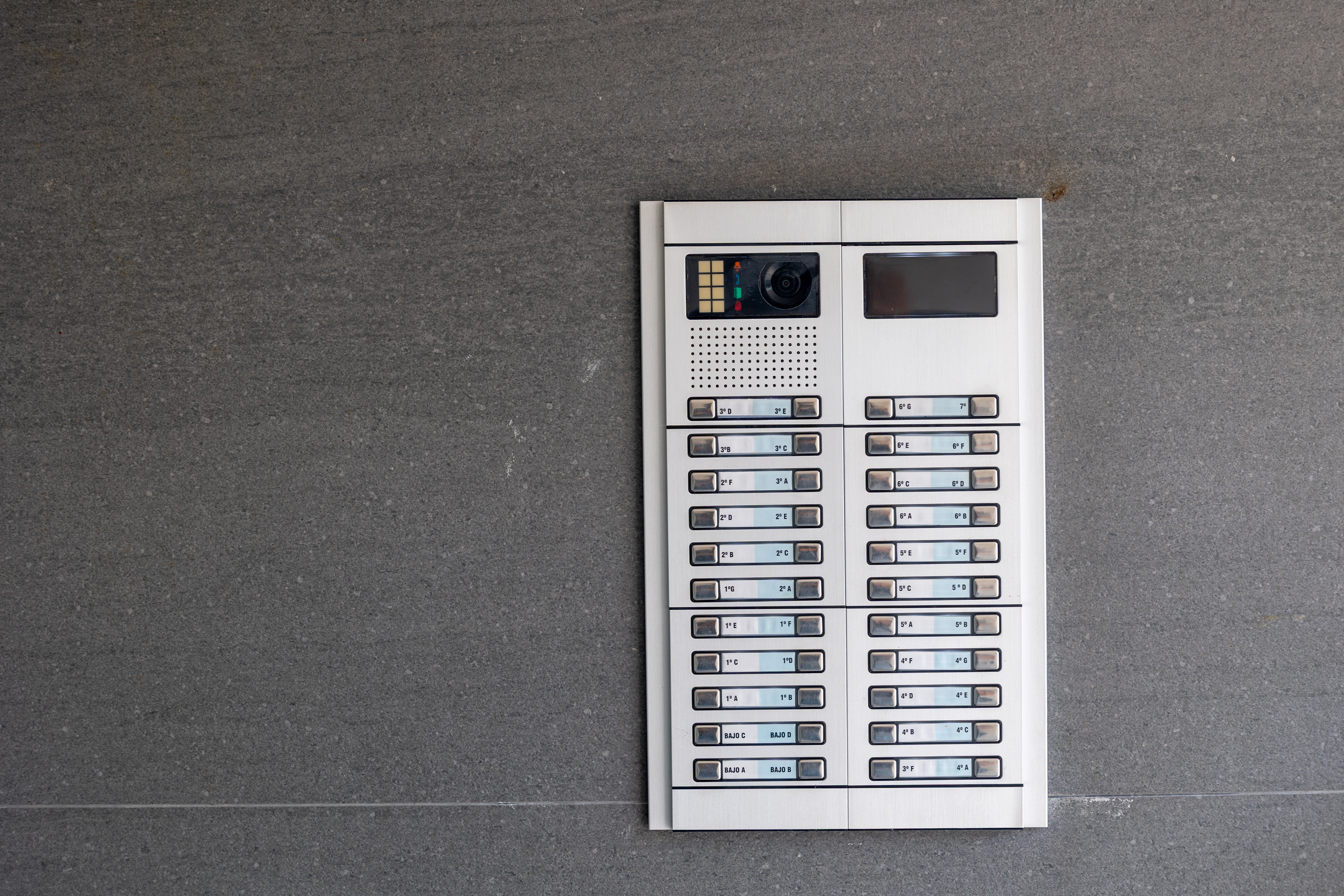 modern wired intercom system